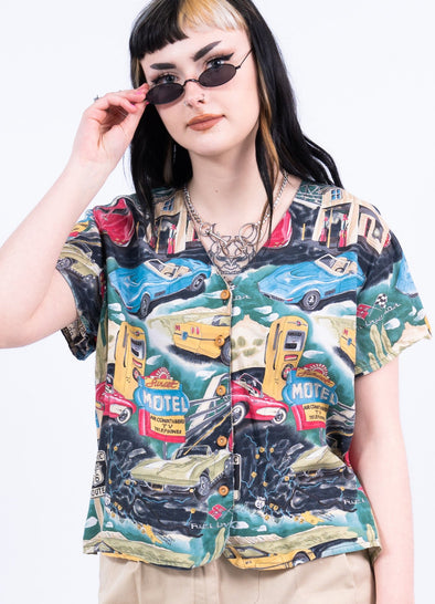 Vintage 90's Hot Rod Shirt