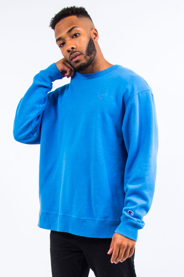 90's Vintage Blue Champion Sweatshirt