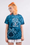 Vintage 90's Dog Print Tie Dye T-Shirt
