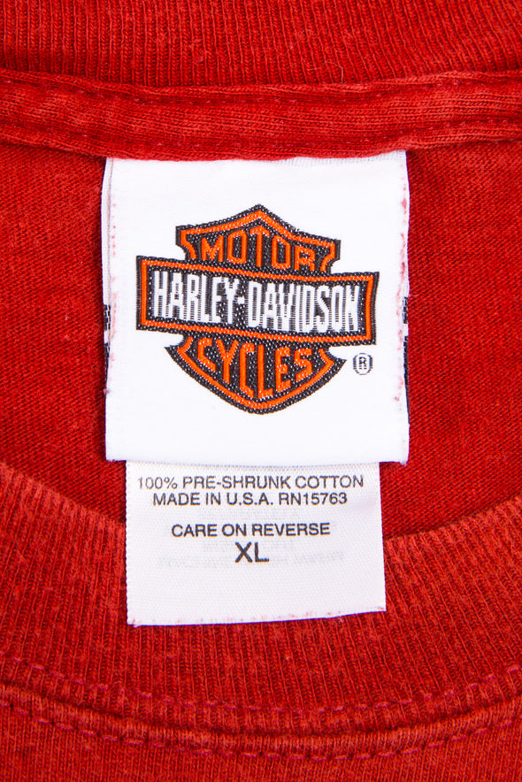 90's Harley Davidson Flame Print T-Shirt