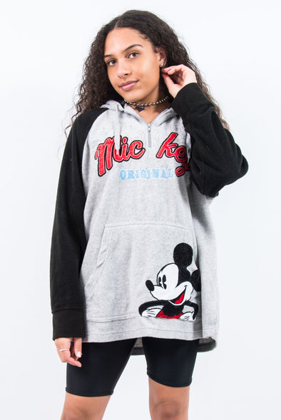 00's Disney Mickey Mouse 1/4 Zip Fleece