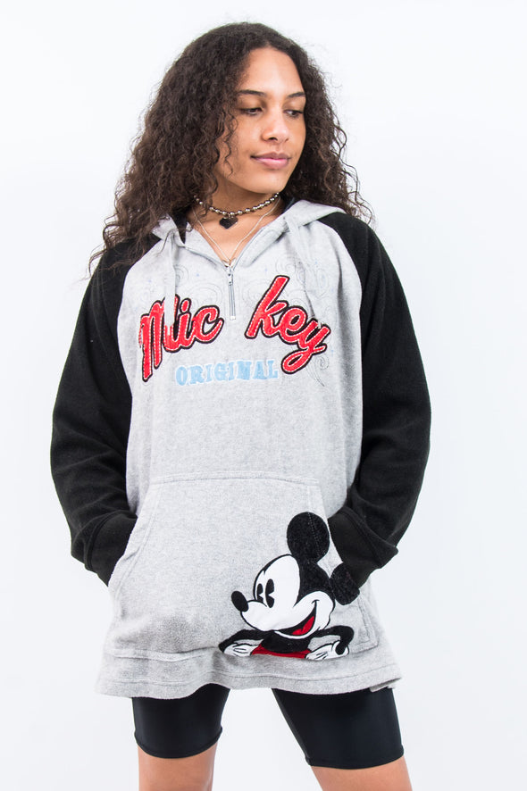 00's Disney Mickey Mouse 1/4 Zip Fleece