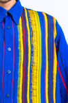 90's Royal Blue Stripe Shirt