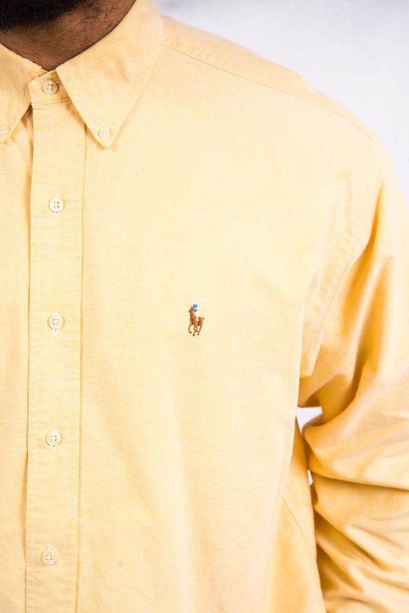 90's Ralph Lauren Plain Yellow Shirt
