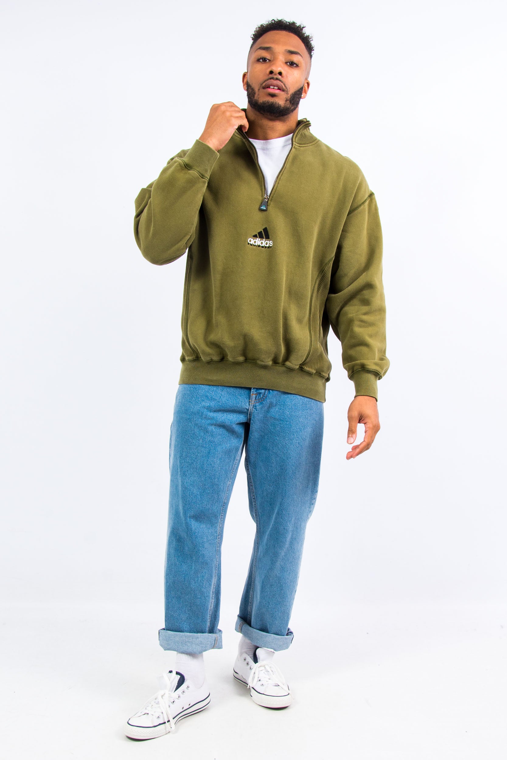 90's Adidas Equipment 1/4 Zip Sweatshirt – The Vintage Scene