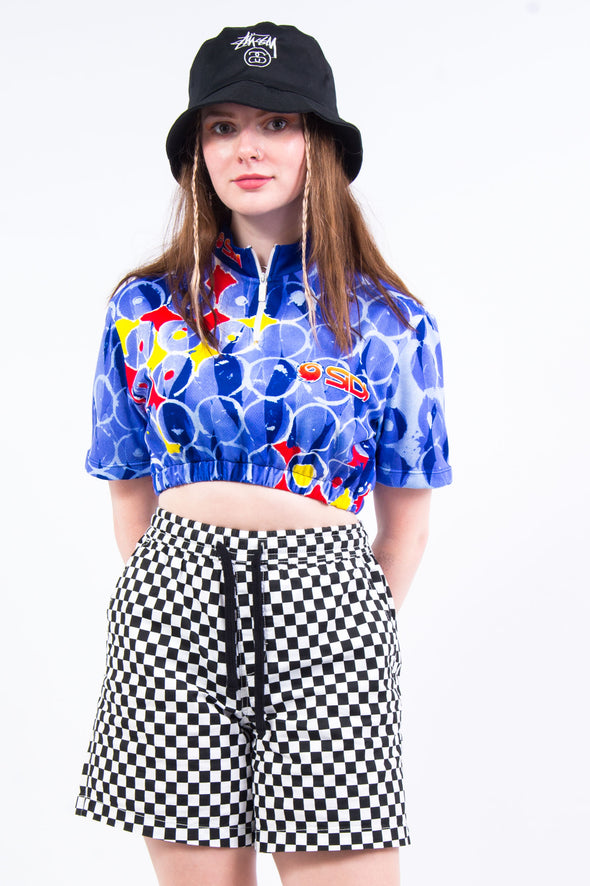 Vintage 90's Cropped Cycling Jersey Shirt