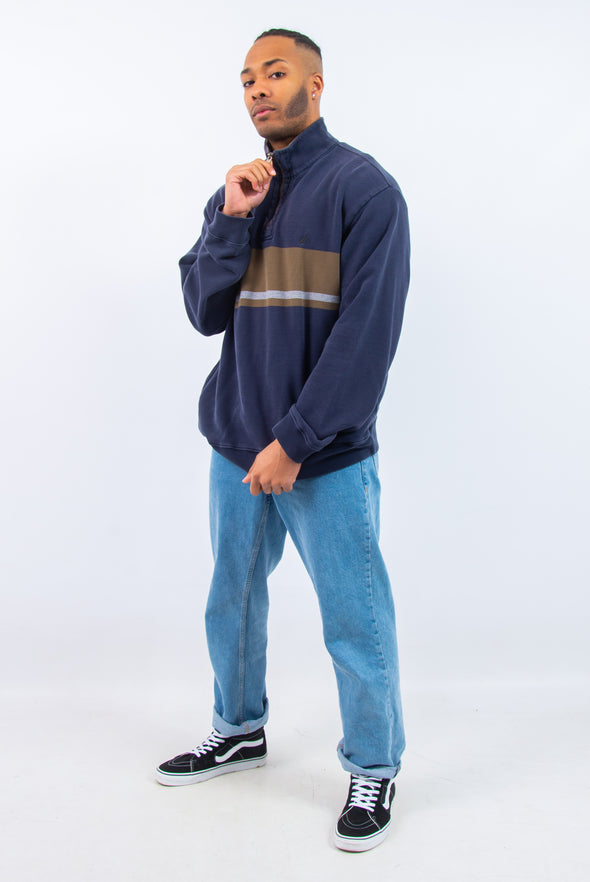 90's Nautica 1/4 Zip Sweatshirt