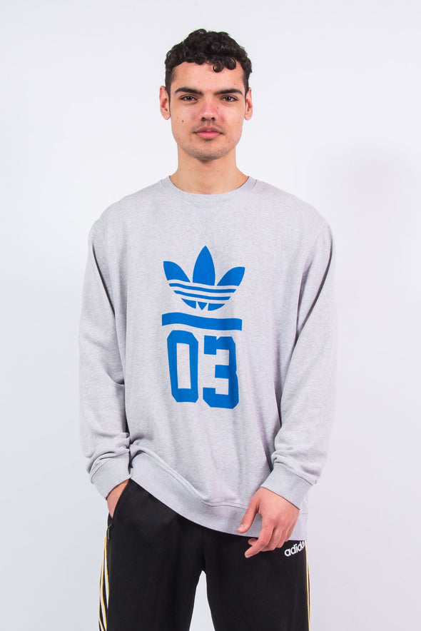 Adidas Trefoil Print Sweatshirt