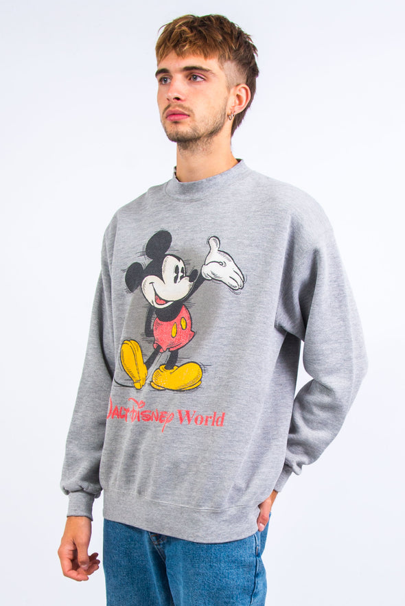 90's Grey Walt Disney World Sweatshirt