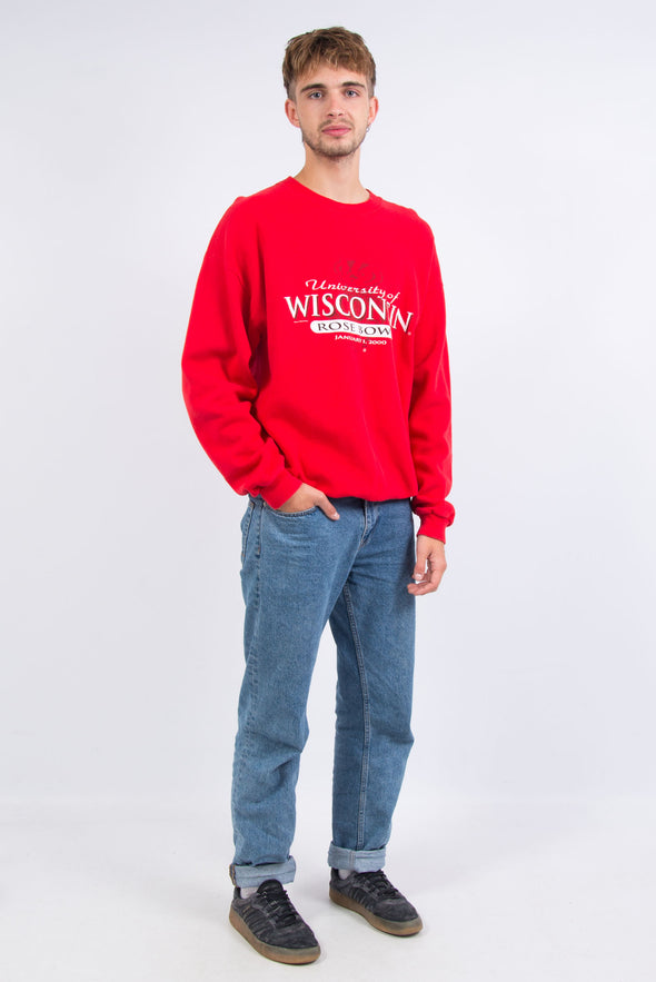 00s' University Of Wisconsin Rose Bowl Sweatshirt