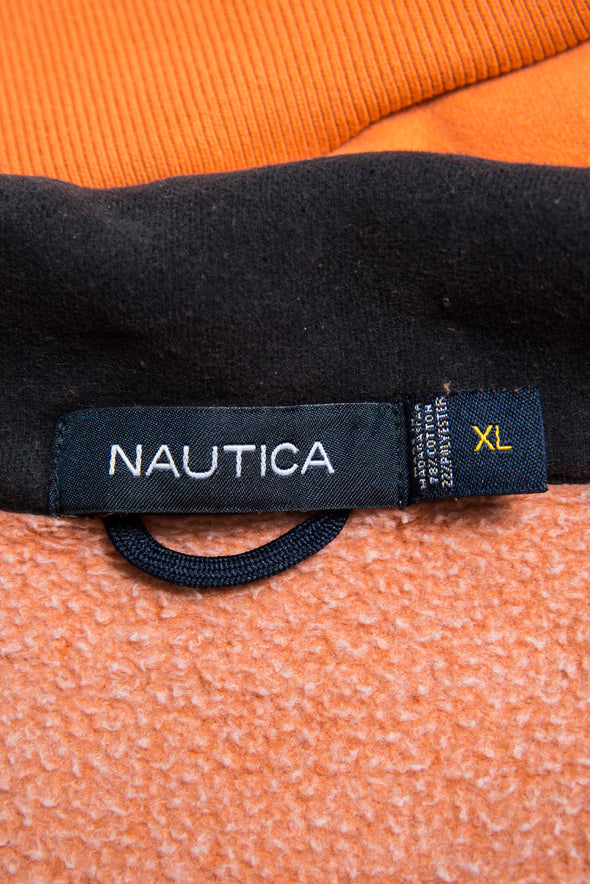 Vintage  Nautica Cropped 1/4 Zip Sweatshirt