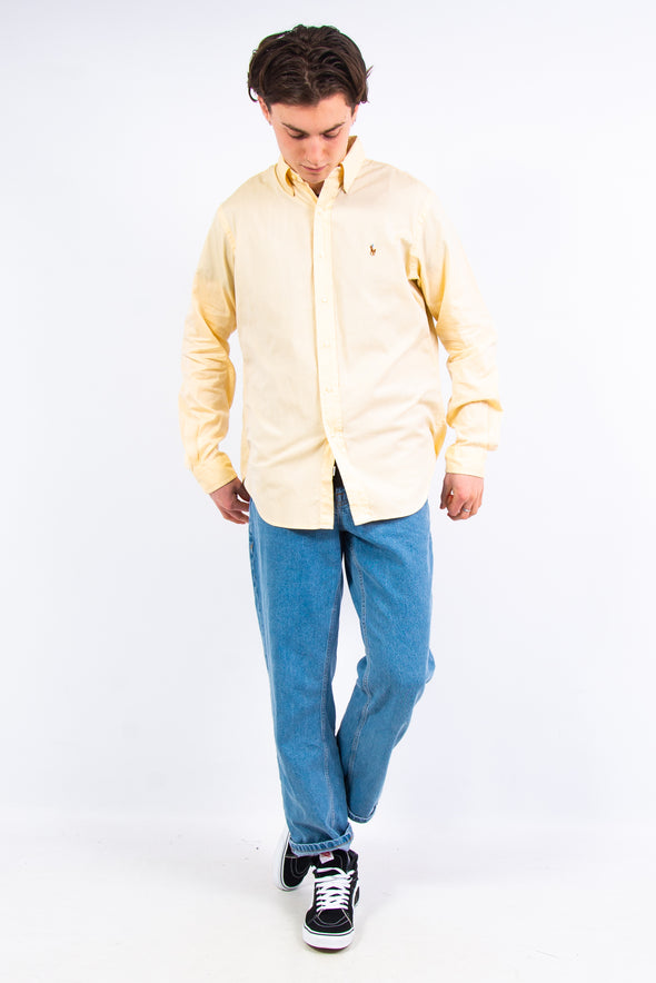 Vintage Ralph Lauren Pastel Yellow Shirt