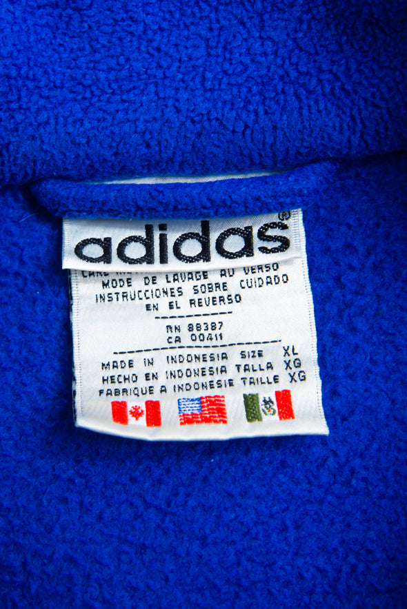 90's Vintage Adidas 1/4 Zip Fleece