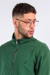 Nautica zip fasten green sweatshirt
