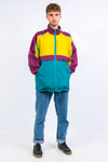 90's Colourblock Waterproof Cagoule Jacket