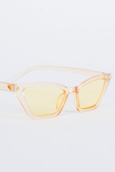 Y2K Olivia Yellow Sunglasses