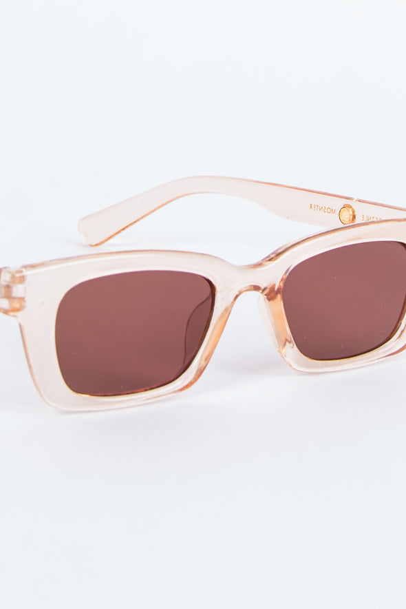 90's Mona Beige Sunglasses