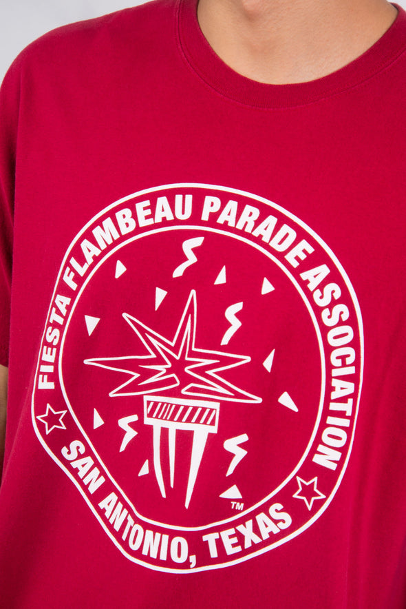 Vintage San Antonio Texas T-Shirt Fiesta Flambeau Parade