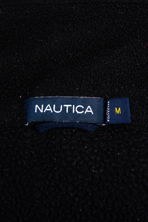Vintage Nautica Black Fleece Jacket