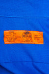 Vintage blue short sleeve Red Kap work shirt with Corringan Moving Sytems embroidered logo