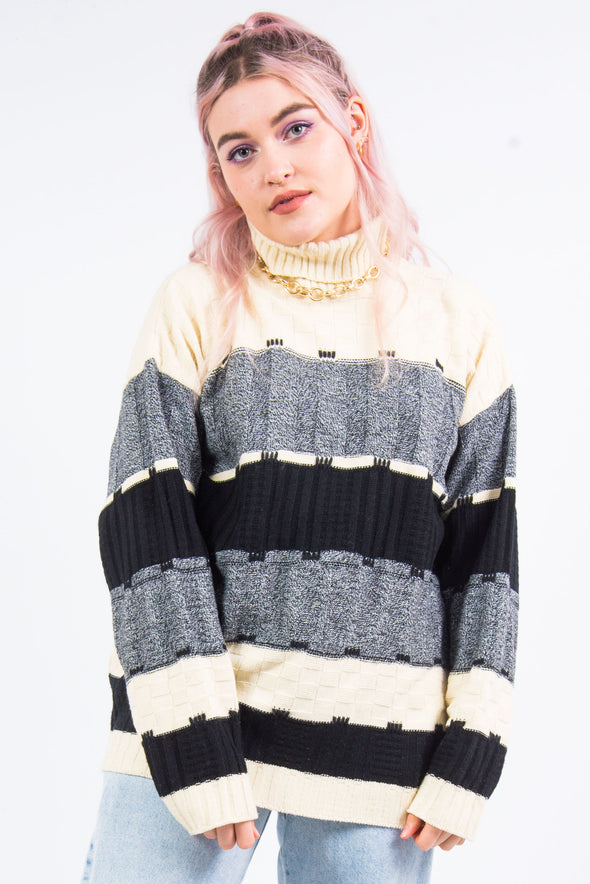 Vintage 90's Roll Neck Knit Jumper