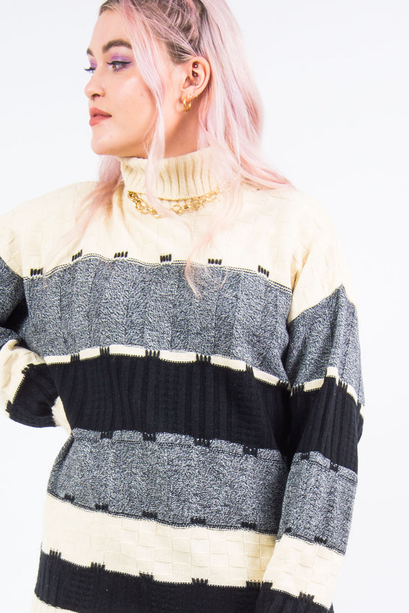Vintage 90's Roll Neck Knit Jumper