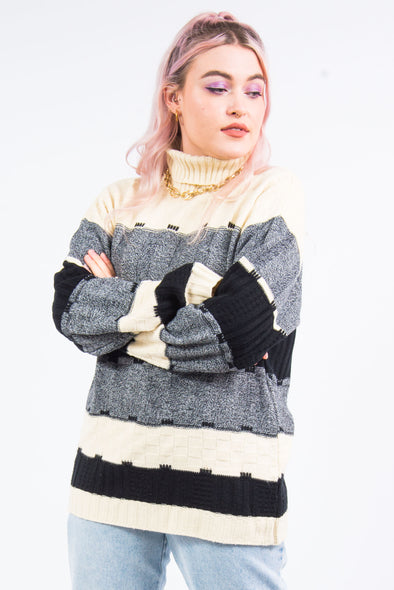 Vintage 90's Roll Neck Knit Jumper