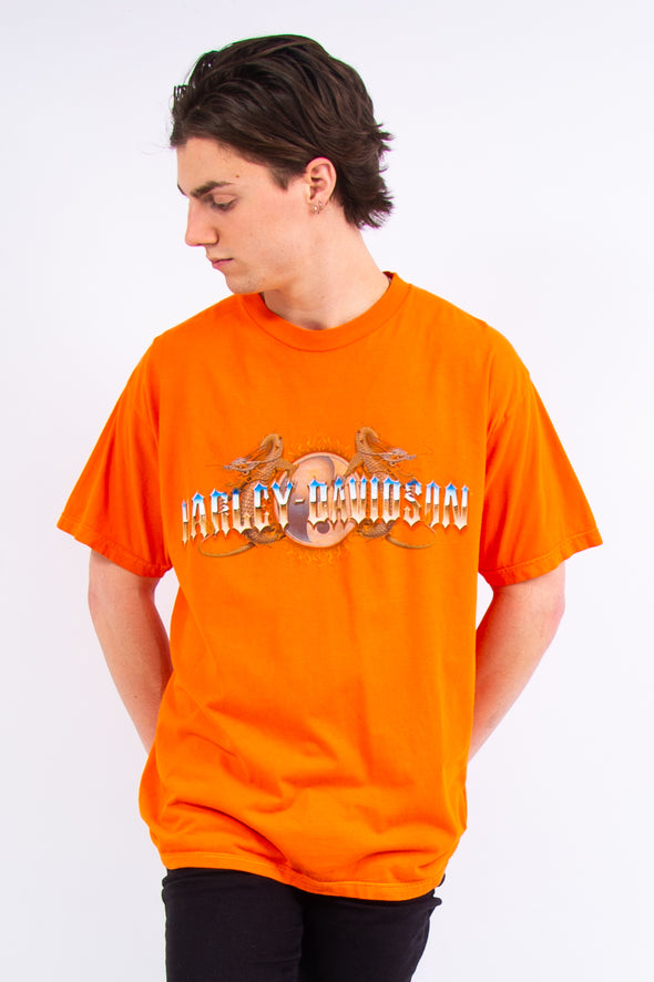 Vintage Harley Davidson Dragon Print T-Shirt