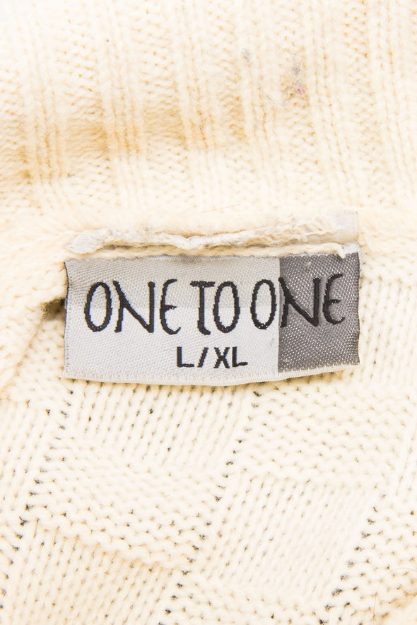 Vintage 90's Roll Neck Knit Jumper