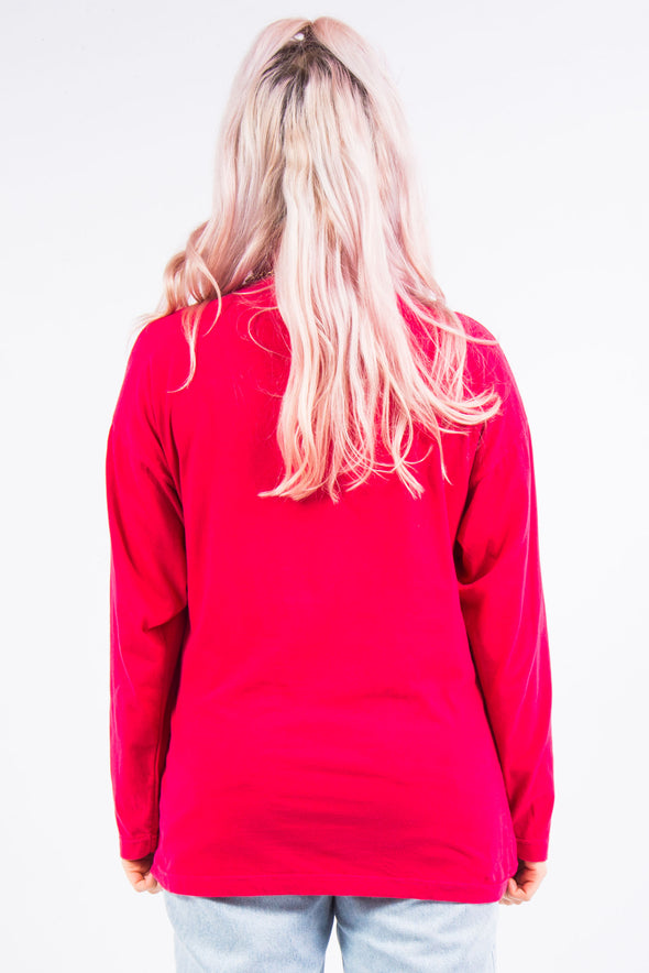 Vintage 90's Red Roll Neck Top