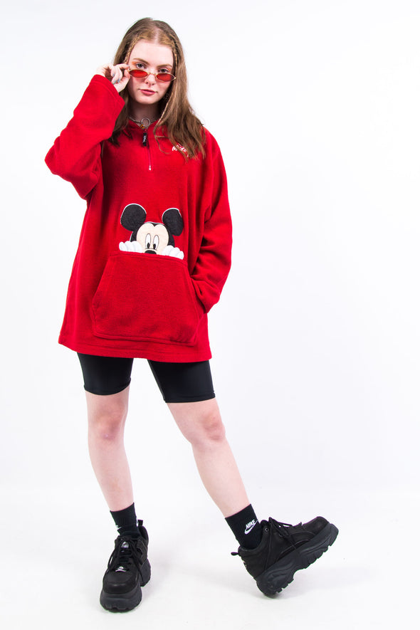 Vintage Disney Mickey Mouse Fleece Hoodie