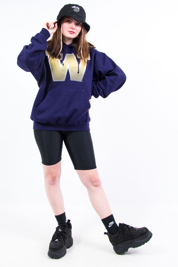 Vintage Champion Washington Huskies Hoodie Sweatshirt