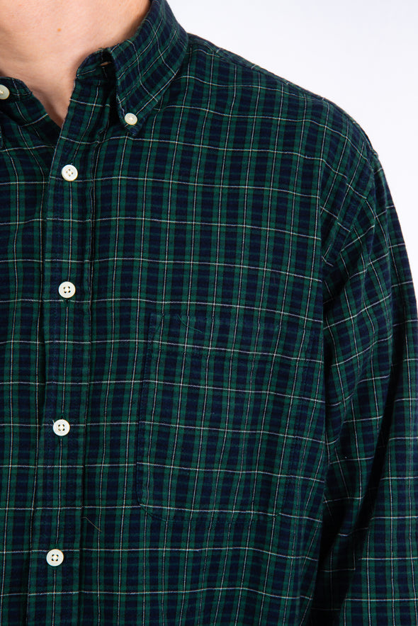 90's Vintage Tartan Check Flannel Shirt