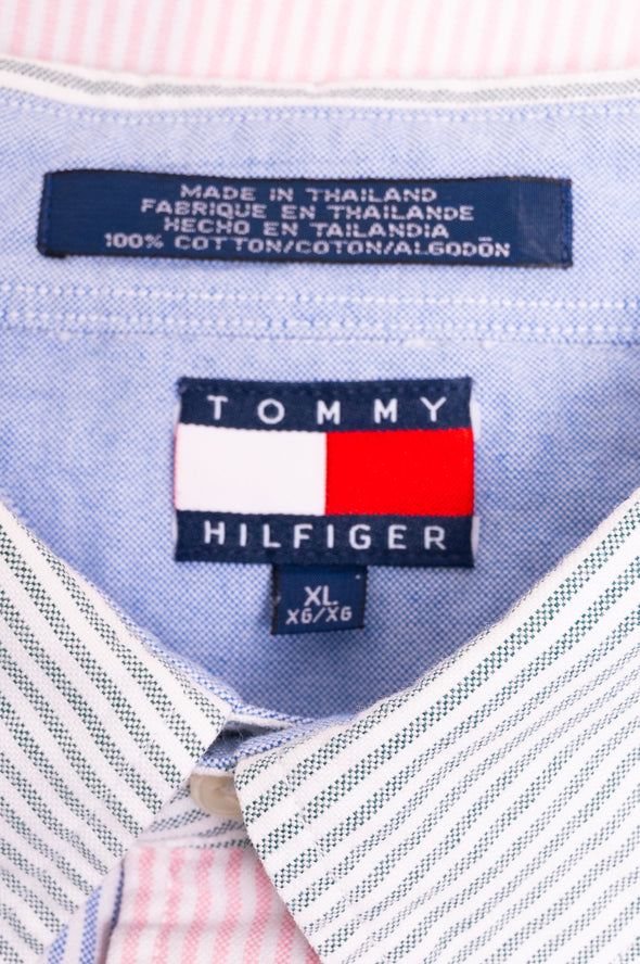Tommy Hilfiger Pastel Stripe Panel Shirt