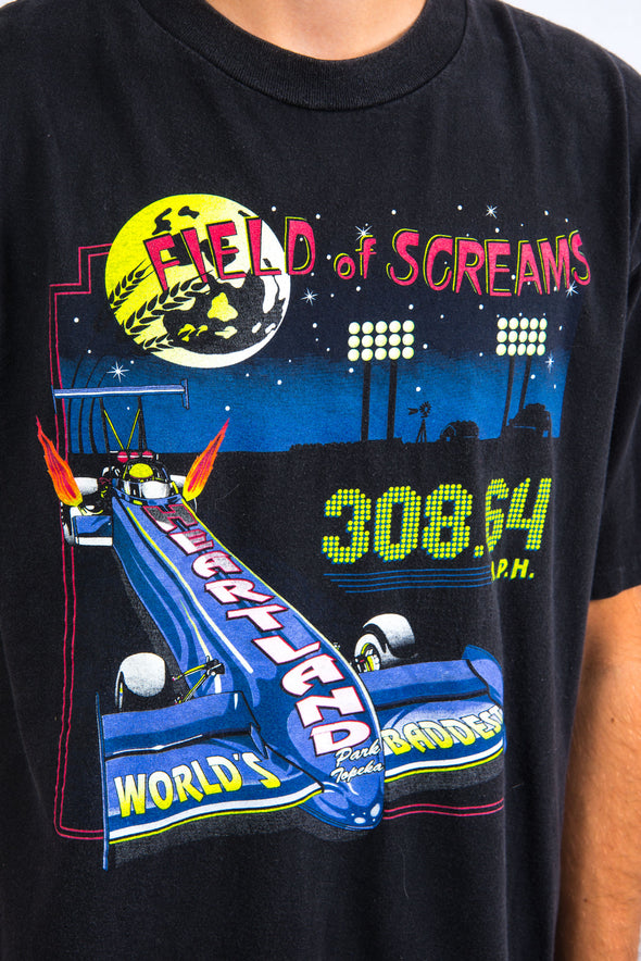 Vintage Field Of Screams USA Drag Race T-Shirt