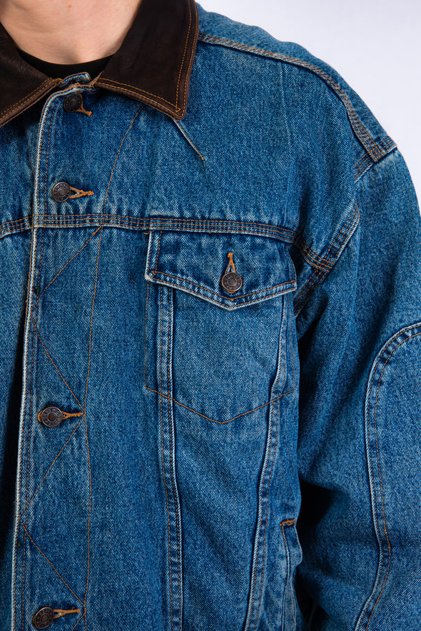 90's Vintage Lined Denim Jacket