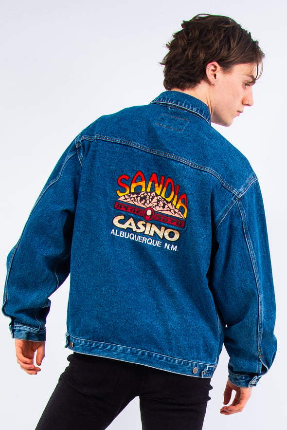 Vintage Sandia Casino Denim Jacket