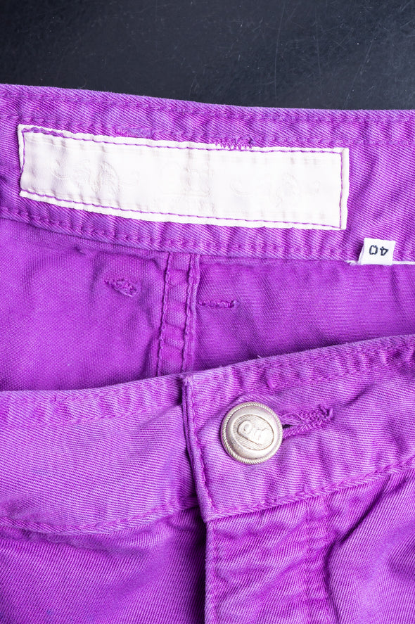 Vintage 90's Purple Denim Shorts
