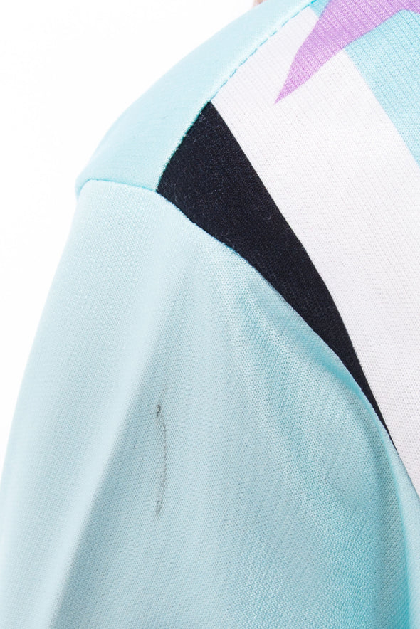 Vintage Pastel Cropped Cycling Jersey Top