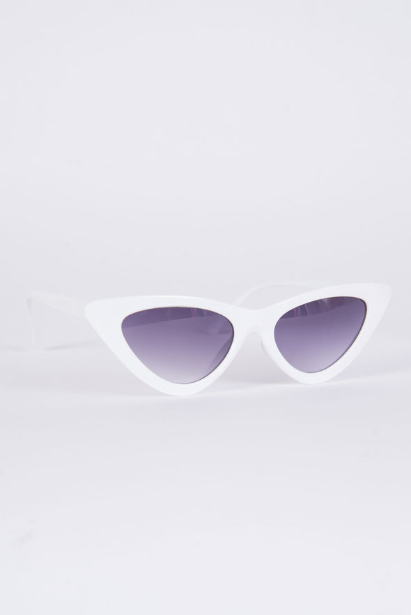Y2K White Dionne Sunglasses