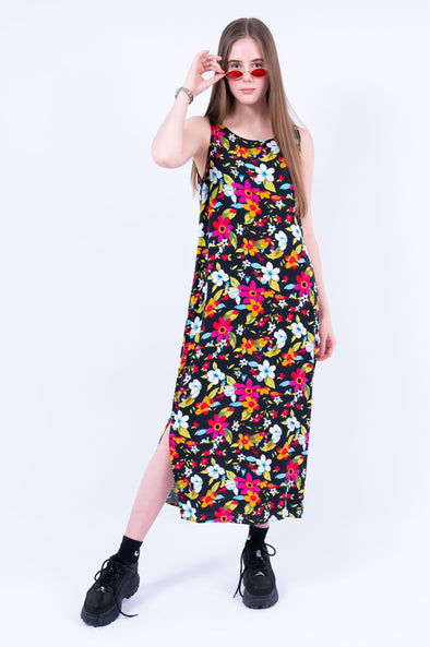 Vintage 90's Floral Maxi Dress