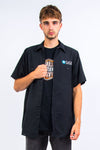 USA Black Short Sleeve Work Shirt