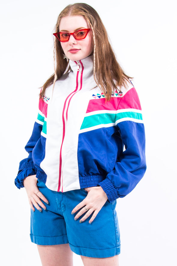 Vintage 90's Colour Block Tracksuit Jacket