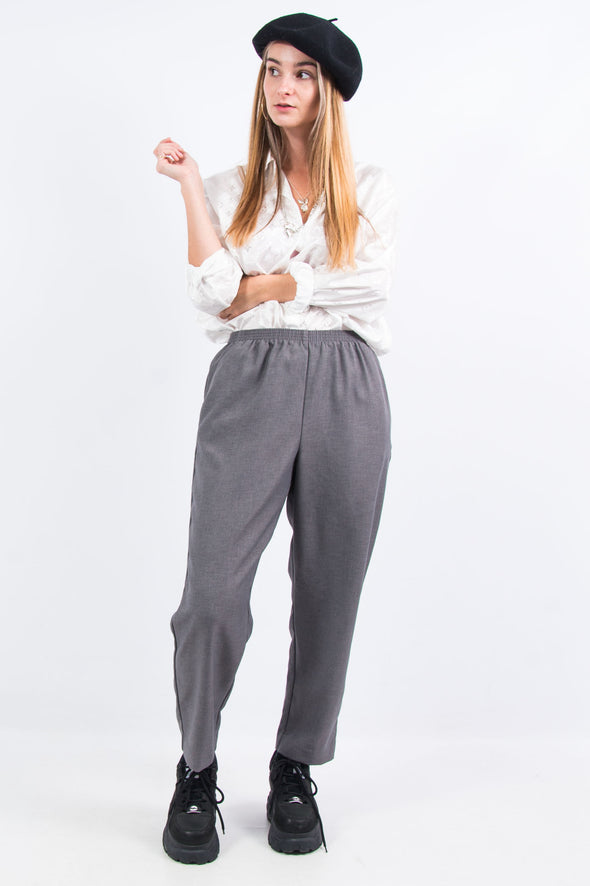Vintage 90's Grey High Waist Trousers