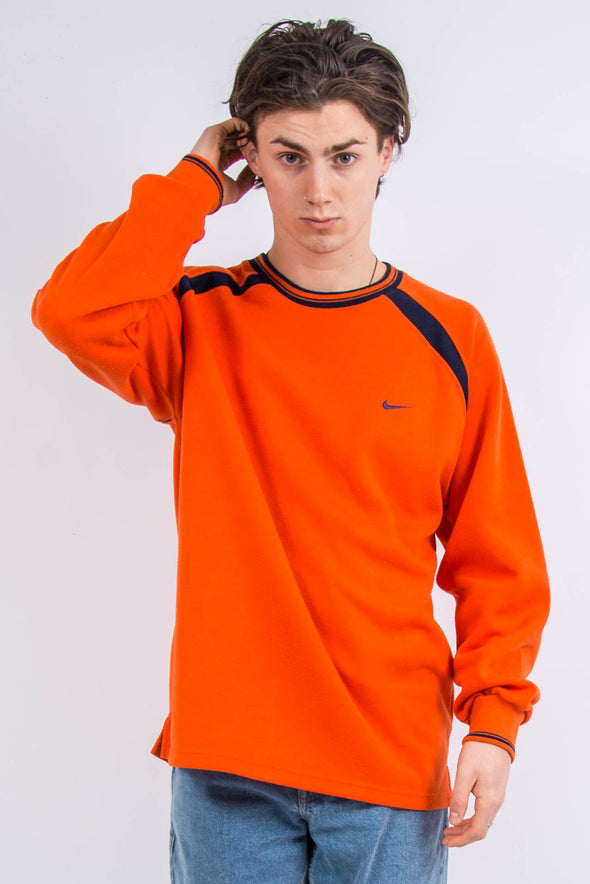 00's Vintage Nike Orange Sweatshirt