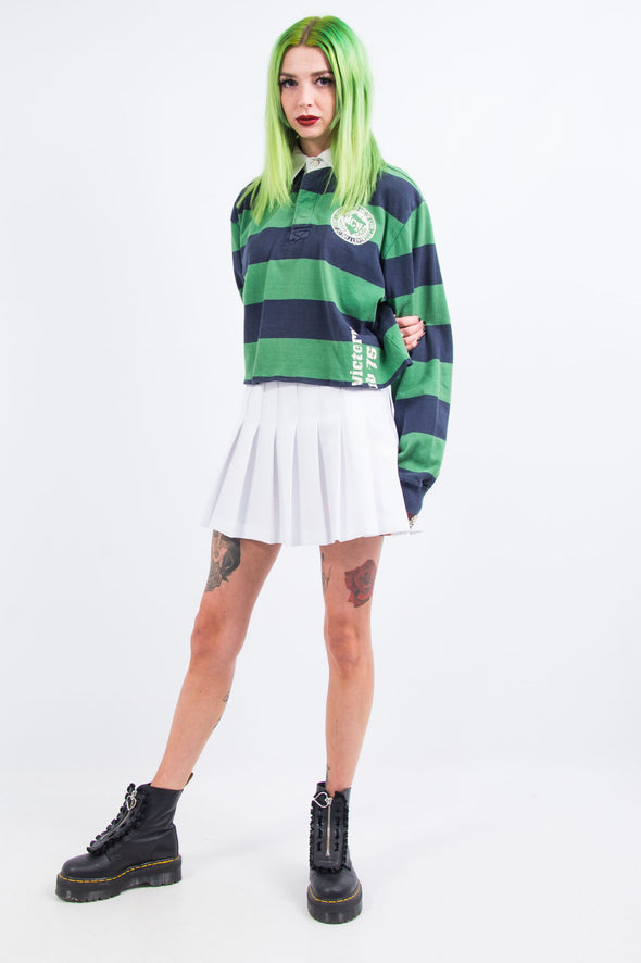 Vintage 90's Cropped Rugby Shirt