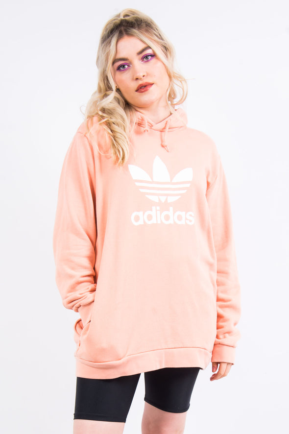 Adidas Peach Hoodie Sweatshirt