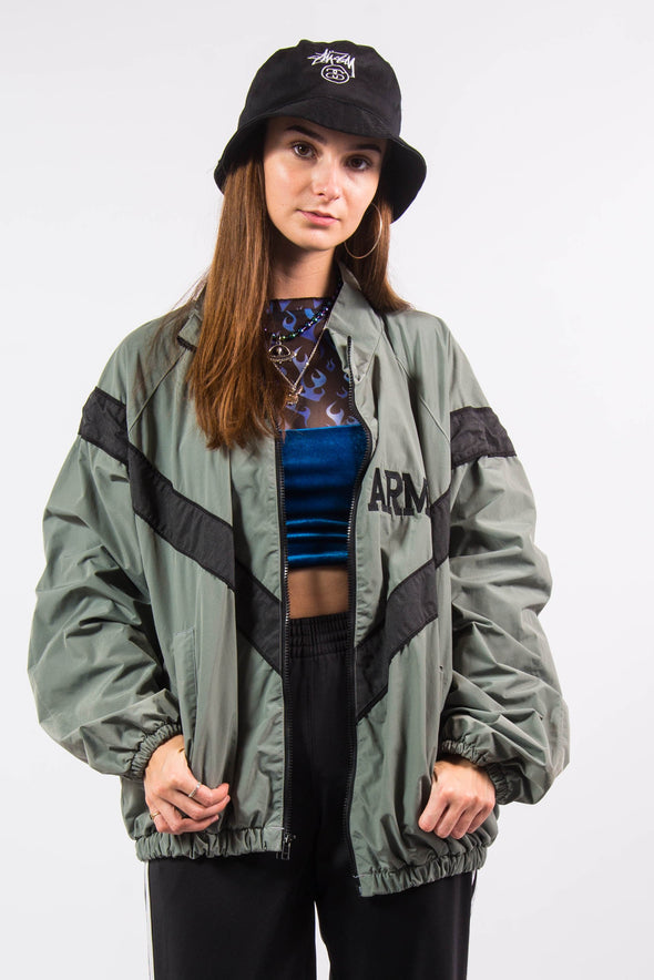 Vintage 90's Army Shell Tracksuit Jacket
