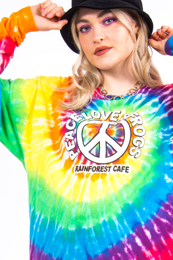 Vintage Tie Dye Rainforest Cafe T-Shirt