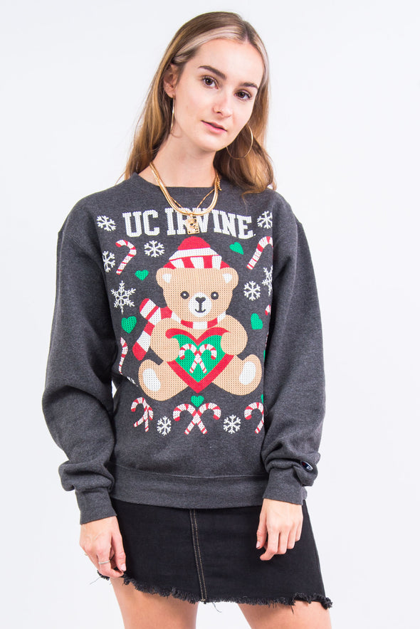 Vintage USA College Christmas Sweatshirt